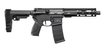 Picture of SMITH AND WESSON M&P 15 PISTOL 5.56 NATO 7.5IN BARREL 30RD ADJUSTABLE BRACE BLACK 13320